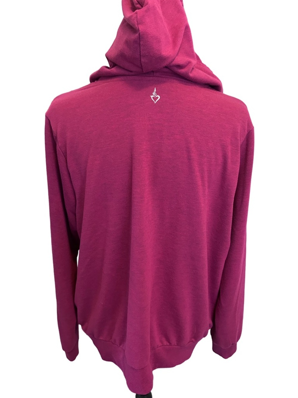 🍧 TORRID Raspberry Wrap-Front Hooded Sweatshirt 1 - Picture 4 of 6